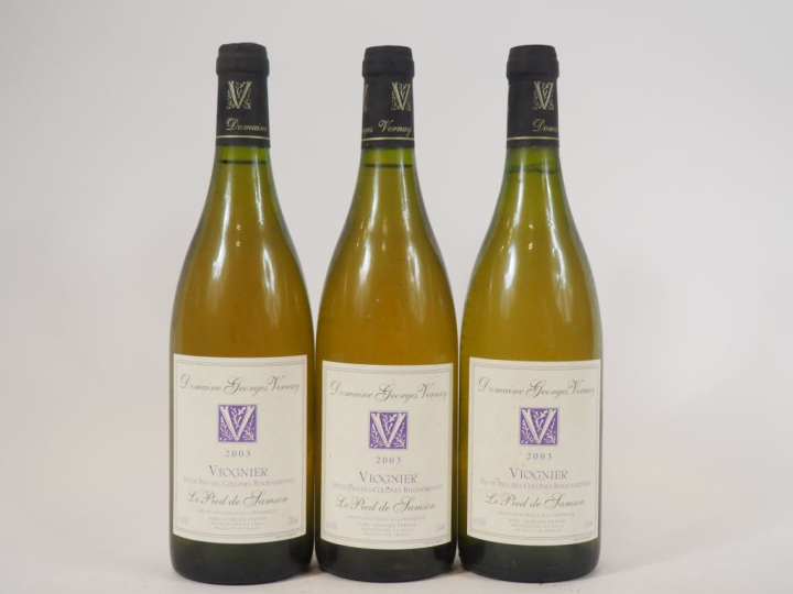 3 BOUTEILLES VIOGNIER 'LE PIED DE SAMSON' DOMAINE GEORGES VERNAU - 200