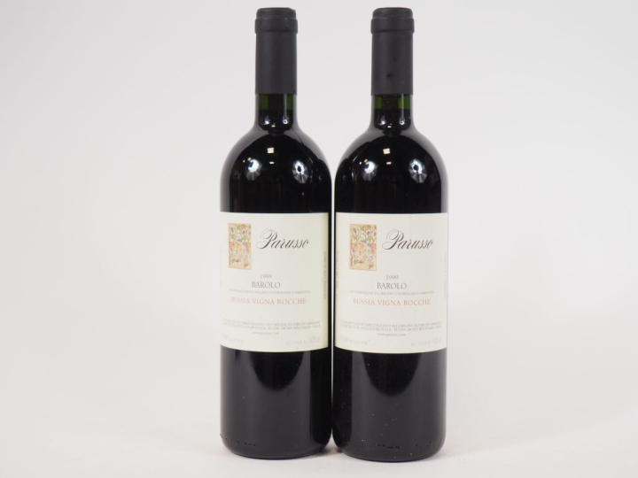 2 BOUTEILLES BAROLO BUSSA VIGNA ROCCHE PARUSSO - 1999