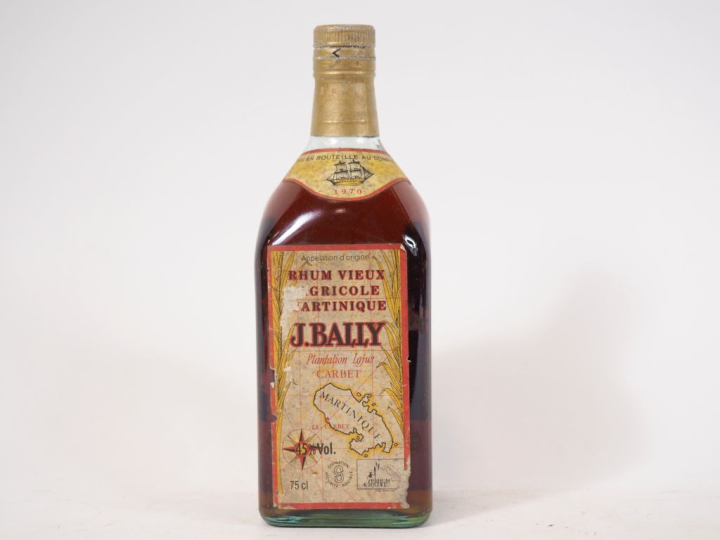 1 BOUTEILLE RHUM BALLY - 1970 - ELA