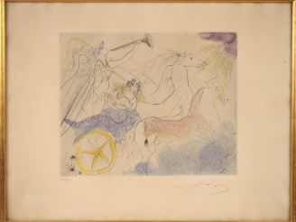 Vente aux enchères DALI.  Lithographie numérotée 109/145