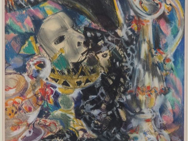 GOEDGEBUER. "Nature morte" Pastel, signé en bas à droite Dim. 44,5 x 3