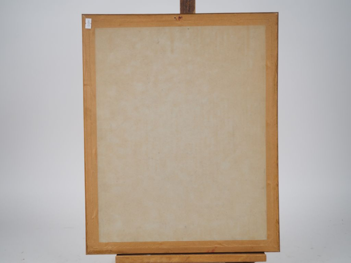 Julien PY.  "Personnages et divinités paiennes" Aquarelle, signée en b