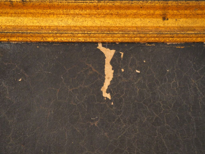 Jenny VILLEBESSEYX. "Grande nature morte" Huile sur toile, signée en b