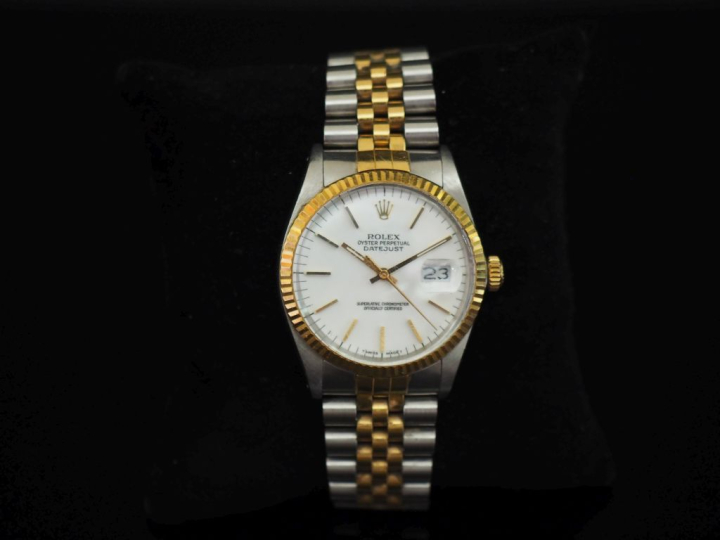 ROLEX Datejust Ref. 16013 No. R205598 Montre bracelet en acier et or 1