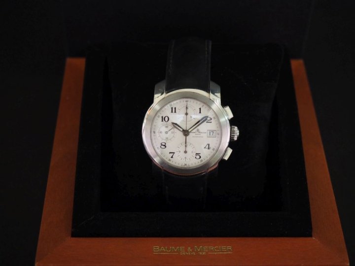 BAUME MERCIER No. 3762563 No. MVO 45216 Chronographe bracelet en acier