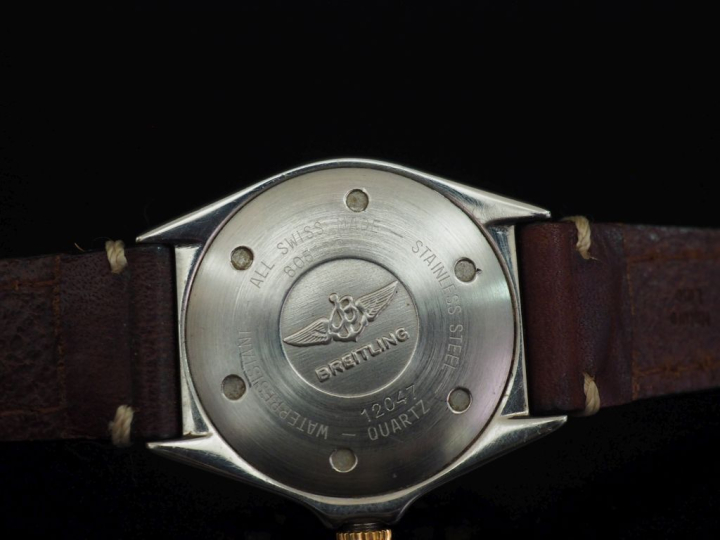 BREITLING No. 12047 No. 80150 C Montre bracelet en acier et métal doré