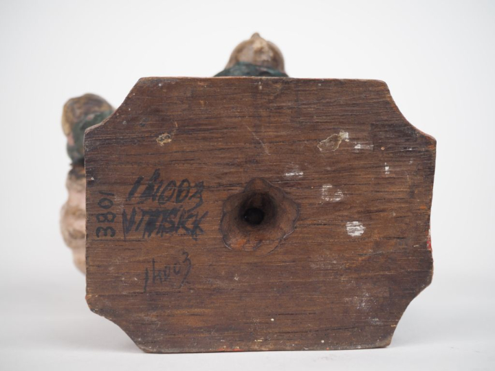 Ecole sud américaine XVIIIème.  "Nuestra Senora conception" Sculpture 