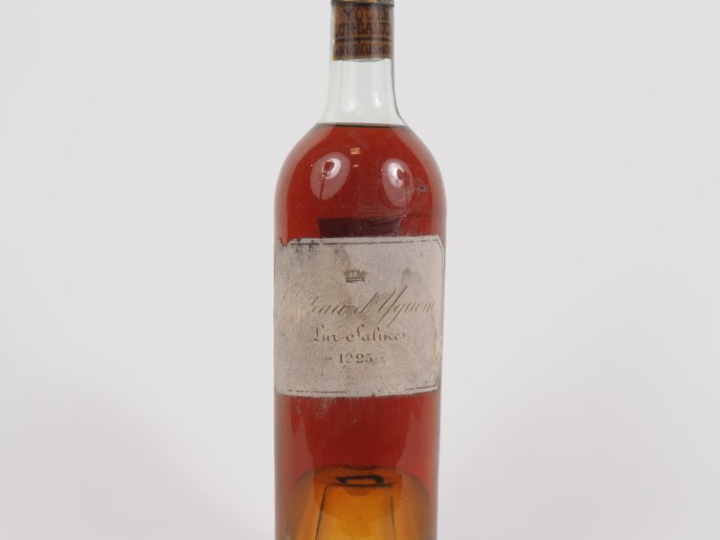 1 BOUTEILLE CHÂTEAU D'YQUEM 1er CCS SAUTERNES - 1925 - LB/EA/BELLE COU