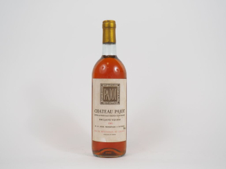 Vente aux enchères 1 BOUTEILLE CHÂTEAU PAJOT "ENCLAVE YQUEM" SAUTERNES - 1983 - BG
