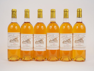 Vente aux enchères 6 BOUTEILLES CHÂTEAU LAFON SAUTERNES - 1995 - BG