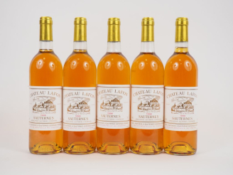 Vente aux enchères 5 BOUTEILLES CHÂTEAU LAFON SAUTERNES - 1998