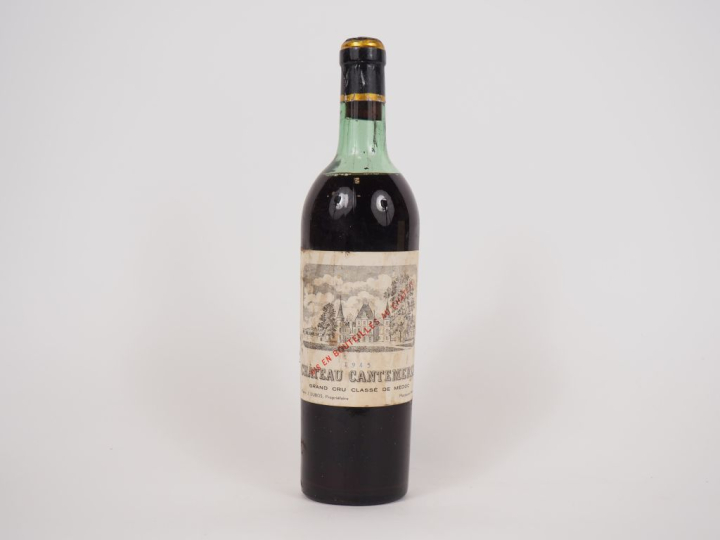 1 BOUTEILLE CHÂTEAU CANTEMERLE GCC MEDOC - 1945 - MEP/ETS