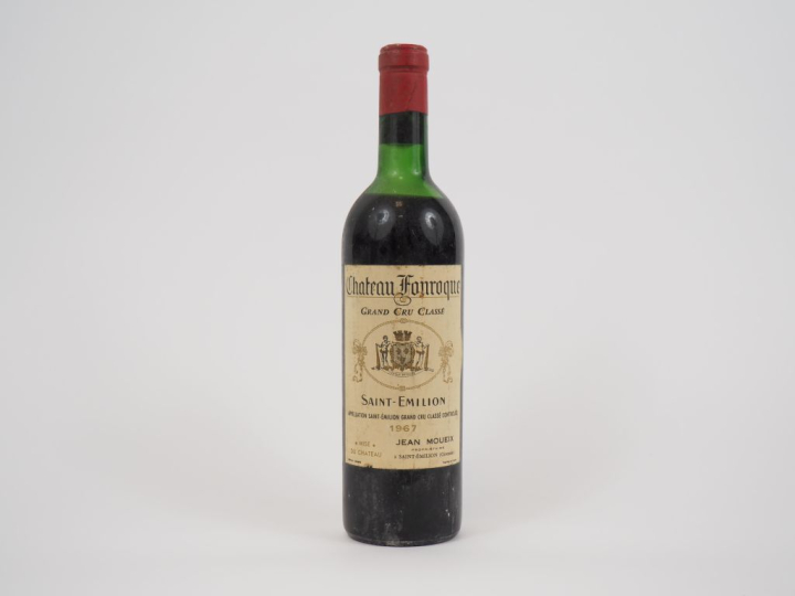 1 BOUTEILLE CHÂTEAU FONROQUE GCC ST EMILION - 1967 - MEP 