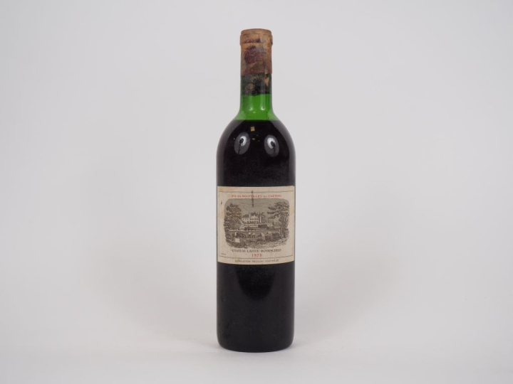 1 BOUTEILLE CHÂTEAU LAFITE ROTHSCHILD 1er GCC PAUILLAC - 1970 - HEP/BO