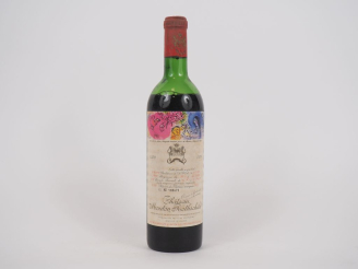 Vente aux enchères 1 BOUTEILLE CHÂTEAU MOUTON ROTHSCHILD 1er GCC PAUILLAC - 1970 - BEP