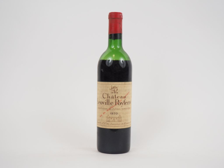 1 BOUTEILLE CHÂTEAU LEOVILLE GCC POYFERRÉ ST JULIEN - 1970 - VIDANGE/B