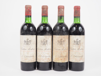 Vente aux enchères 4 BOUTEILLES CHÂTEAU MONTROSE GCC ST ESTÈPHE - 1970 - LB