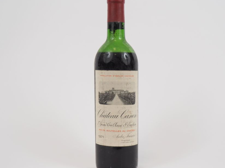 1 BOUTEILLE CHÂTEAU CANON 1er GCC ST EMILION - 1971 - BEP/BOUCHON LÉGE