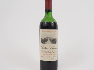Vente aux enchères 1 BOUTEILLE CHÂTEAU CANON 1er GCC ST EMILION - 1971 - BEP/BOUCHON LÉGE