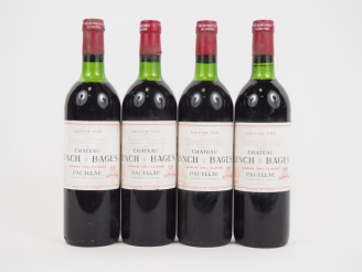 Vente aux enchères 4 BOUTEILLES LYNCH BAGES GCC PAUILLAC - 1978 - 3 LB/1 HEP/BOUCHONS LEG
