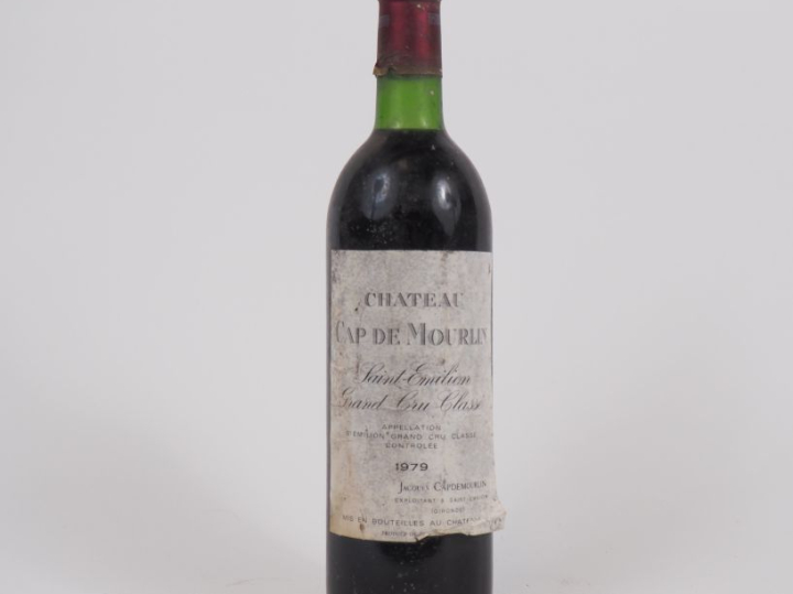 1 BOUTEILLE CHÂTEAU CAP DE MOURLI N GC ST EMILION - 1979 - BG/ETA/CAPS