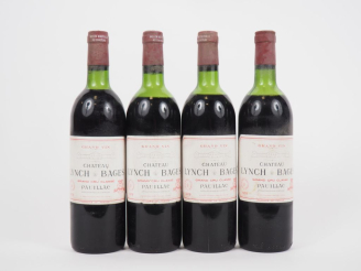 Vente aux enchères 4 BOUTEILLES CHÂTEAU LYNCH BAGES GCC PAUILLAC - 1979 - 1 LB/1 MEP-HEP/