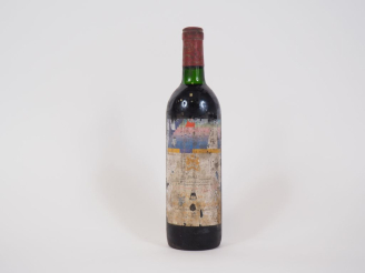 Vente aux enchères 1 BOUTEILLE CHÂTEAU MOUTON ROTHSCHILD 1er GCC PAUILLAC - 1984 - LB/ETA