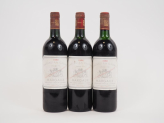 Vente aux enchères 3 BOUTEILLES CHÂTEAU LA GALIANE MARGAUX - 1986 - HEP