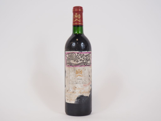Vente aux enchères 1 BOUTEILLE CHÂTEAU MOUTON ROTHSCHILD 1er GCC PAUILLAC - 1988 - BG/ETA