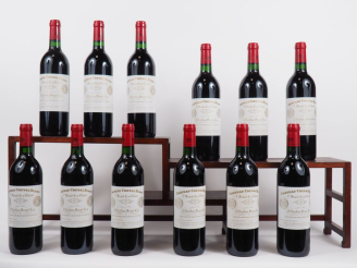 Vente aux enchères 12 BOUTEILLES CHÂTEAU CHEVAL BLANC 1er GCC ST EMILION - 1992 - CBO