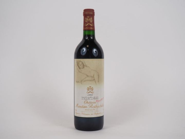 1 BOUTEILLE CHÂTEAU MOUTON ROTHSCHILD 1er GCC PAUILLAC - 1993