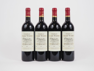 Vente aux enchères 4 BOUTEILLES CHÂTEAU JEAN VOISIN GC ST EMILION - 1995 - BG