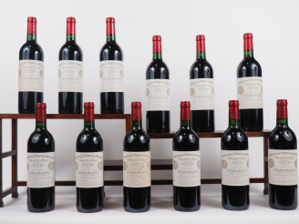 Vente aux enchères 12 BOUTEILLES CHÂTEAU CHEVAL BLANC 1er GCC ST EMILION - 1995 - CBO