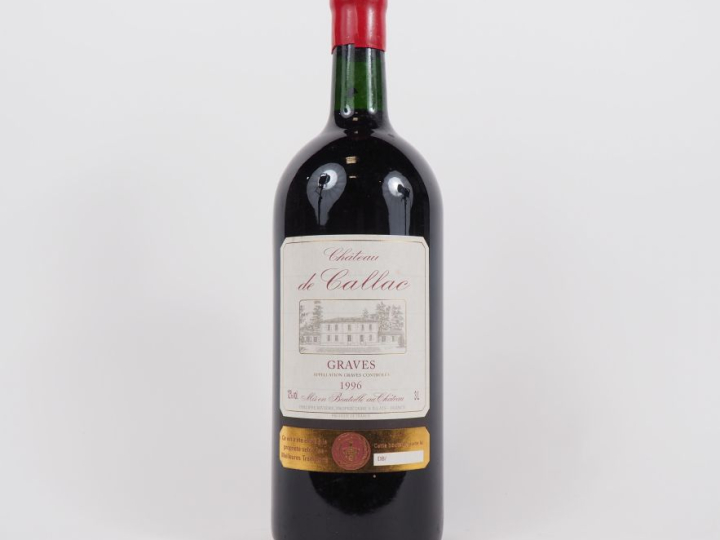 1 DOUBLE MAGNUM (3 L) CHÂTEAU DE CALLAC GRAVES - 1996 - CBO