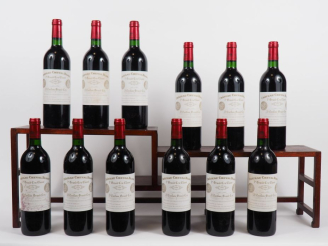 Vente aux enchères 12 BOUTEILLES CHÂTEAU CHEVAL BLANC 1er GCC ST EMILION - 1996 - CBO