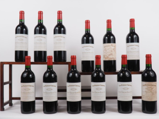 Vente aux enchères 12 BOUTEILLES LE PETIT CHEVAL 1er GCC ST EMILION - 1996 - CBO