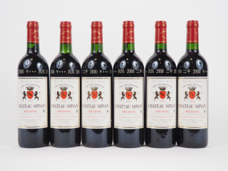 Vente aux enchères 6 BOUTEILLES CHÂTEAU SIPIAN CB MÉDOC - 1997