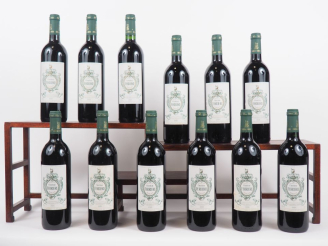 Vente aux enchères 12 BOUTEILLES CHÂTEAU FERRIERE GCC MARGAUX - 2000 - CBO