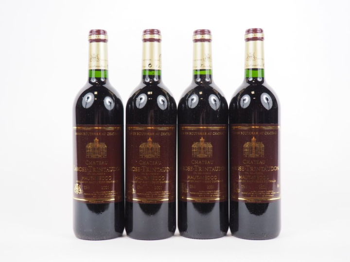 4 BOUTEILLES CHÂTEAU LAROSE TRINTAUDON HAUT MÉDOC - 2001