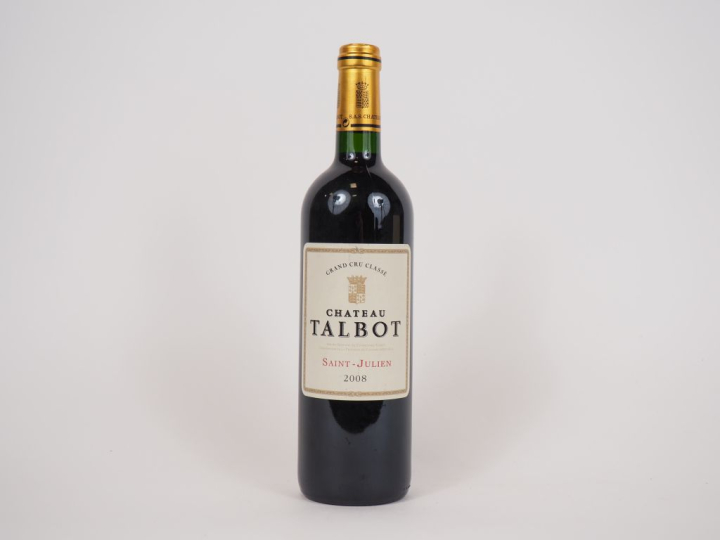 1 BOUTEILLE CHÂTEAU TALBOT GCC ST JULIEN - 2008
