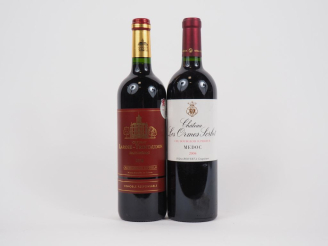 Vente aux enchères 2 BOUTEILLES : 1 CHÂTEAU LAROZE TRINTAUDON HAUT MÉDOC 2018/1 CHÂTEAU L