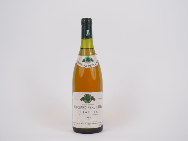 1 BOUTEILLE CHABLIS BOUCHARD PÈRE   FILS - 1988