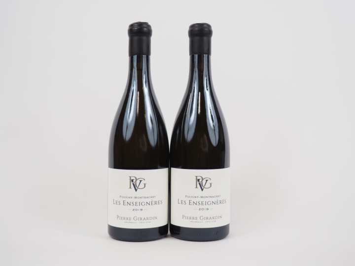 2 BOUTEILLES PULIGNY MONTRACHET "LES ENSEIGNÈRES" DOMAINE PIERRE GIRAR