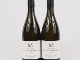 Vente aux enchères 2 BOUTEILLES CORTON CHARLEMAGNE GC "LA CROIX" DOMAINE PIERRE GIRARDIN 