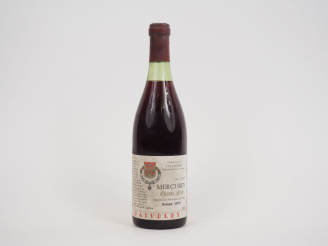 Vente aux enchères 1 BOUTEILLE MERCUREY CHANTE FLUTÉ FAIVELEY - 1972 - 3 CM