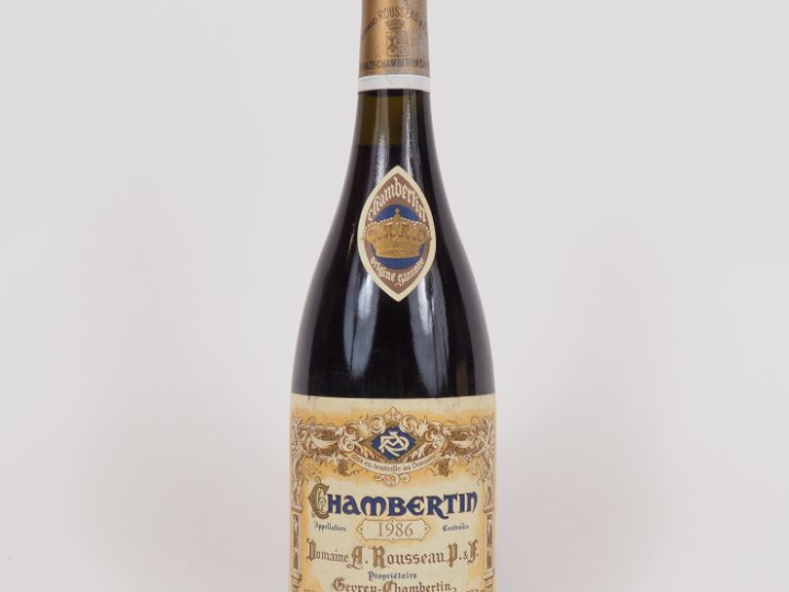 1 BOUTEILLE CHAMBERTIN GC DOMAINE ARMAND ROUSSEAU - 1986 - 2.5 CM/ETLA
