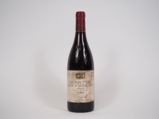 Vente aux enchères 1 BOUTEILLE VOLNAY 1er CRU "CLOS D'AUDIGNAC" LA POUSSE D'OR - 1989 - E