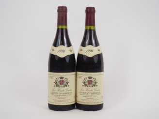 Vente aux enchères 2 BOUTEILLES GEVREY CHAMBERTIN "LES HAUTS GRIOTS" P. LAFOREST - 1996