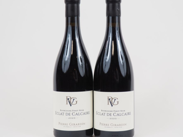 2 BOUTEILLES BOURGOGNE PINOT NOIR "ECLAT DE CALCAIRE" DOMAINE PIERRE G
