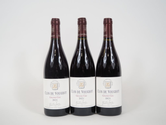 Vente aux enchères 3 BOUTEILLES CLOS DE VOUGEOT GC DOMAINE DROUHIN LAROZE - 2021